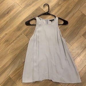 Top shop tank top blouse, size 4, light blue